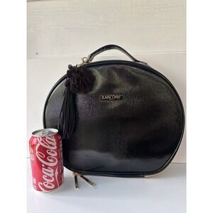 Lancome Paris‎ Women's Large Black Cosmetic Makeup Bag Case For Storage Travel